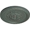 Ekena Millwork Palmetto Ceiling Medallion, Hand-Painted Cloud Burst Crackle, 11 1/2"OD x 1"P CM11PACBC - alternate 3